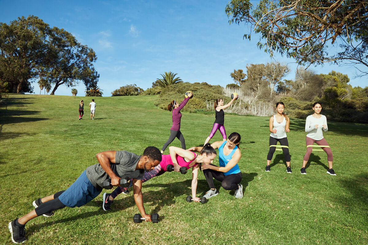 Group outdoor fitness near me sale